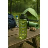 Suluk & Su Şişesi & Sporcu Matara Yeşil 1000 ml - 12 V / Altın