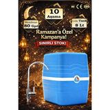 Sumarkt Avenger 10 Aşamalı 8 Lt Metal Tanklı Süper Membran Teknolojili Mineralli Pompalı Su Arıtma Cihazı Beyaz