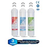 Sumarkt Kapalı Kasa 12 Inç Su Arıtma Cihazı Filtresi Inline 6 Aylık Yeni Sistem Filtre Seti