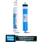 Sumarkt Su Arıtma Cihazı Filtresi Nsf Vontron Membran - Nsf Europost Tatlandırıcı 1840 Son Karbon