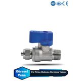 Sumarkt Su Arıtma Cihazları Için Metal Pirinç Malzeme Mini Hat Alma Vanası Küresel Vana