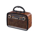 SUMBAT Ahşap Nostaljik Görünümlü Bluetoothlu USB-SD Card Mp3 Çalar Radyo Müzik Kutusu