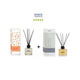 Sümbül Amber Iconic Place 120 ml + Clean Aura 50 ml & Dekoratif Ortam Kokusu - Bambu Çubuklu