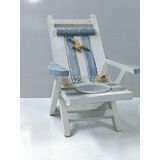 SUME Ahşap Sandalye Tasarım Mumluk 15x12x16