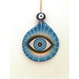 SUME Dekoratif Damla Göz Nazarlık Duvar Süsü Turkuaz