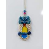 Sume Seramik Mini Baykuş Dekoratif Duvar Süsü 7x14 Cm