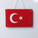 SUME Seramik Türk Bayrağı 23x15 cm