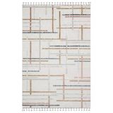 Sümer Sm011a Krem Rengi Halı Renkli Geometrik Desenli Dekoratif Modern Antialerjik Salon Halısı 200 X 290 Renklı
