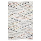 Sümer Sm013a Krem Renli Halı Renkli Geometrik Desenli Dekoratif Modern Salon Halısı 200 X 290 Renklı