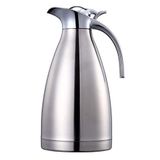 Sumerflos 75 oz Paslanmaz Çelik Kahve Termal Sürahi/Çift Duvarlı Vakum Termos Yalıtımlı / 12 Saat Isı Tutma / 2 Litre (Gümüş)