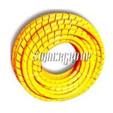 SUMERGROUP Plastik Boru Hortum Kablo Koruma Sistemleri 10MM TOPLAMA SPİRAL 100 METRE (SARI)