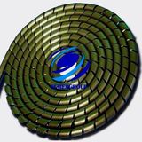 SUMERGROUP Plastik Boru Hortum Kablo Koruma Sistemleri 14MM TOPLAMA SPİRALİ SİYAH 50 METRE