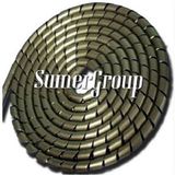 SUMERGROUP Plastik Boru Hortum Kablo Koruma Sistemleri 17MM SARMA TOPLAMA SPİRALİ 50 METRE (SİYAH)