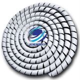 SUMERGROUP Plastik Boru Hortum Kablo Koruma Sistemleri 20MM SARMA TOPLAMA SPİRALİ KALIN 50 METRE (GRİ)