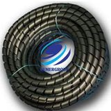 SUMERGROUP Plastik Boru Hortum Kablo Koruma Sistemleri 20MM SARMA TOPLAMA SPİRALİ KALIN 50 METRE (SİYAH)