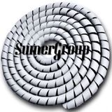 SUMERGROUP Plastik Boru Hortum Kablo Koruma Sistemleri 20MM TOPLAMA SPİRALİ SİYAH 50 METRE (GRİ)