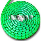 SUMERGROUP Plastik Boru Hortum Kablo Koruma Sistemleri 25MM SARICI TOPLAYICI SPİRALİ YEŞİL 50 METRE