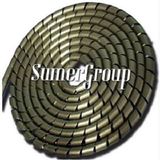 SUMERGROUP Plastik Boru Hortum Kablo Koruma Sistemleri 25MM SARMA TOPLAMA SPİRALİ 50 METRE (SİYAH)