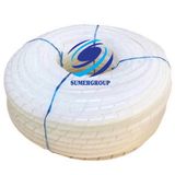 SUMERGROUP Plastik Boru Hortum Kablo Koruma Sistemleri 32MM SARMA TOPLAMA SPİRAL BEYAZ 25 METRE
