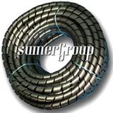 SUMERGROUP Plastik Boru Hortum Kablo Koruma Sistemleri 32MM SARMA TOPLAMA SPİRALİ 25 METRE (SİYAH)
