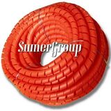 SUMERGROUP Plastik Boru Hortum Kablo Koruma Sistemleri 40MM SPİRALİ 25METRE (KIRMIZI)