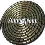 SUMERGROUP Plastik Boru Hortum Kablo Koruma Sistemleri 40MM TOPLAMA SPİRALİ SİYAH 25METRE
