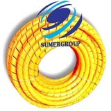 SUMERGROUP Plastik Boru Hortum Kablo Koruma Sistemleri 6MM DÜZENLEME SPİRALİ SARI 100 METRE