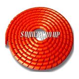 SUMERGROUP Plastik Boru Hortum Kablo Koruma Sistemleri 6MM TOPLAMA SPİRALİ KIRMIZI 100 METRE