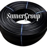 SUMERGROUP Plastik Boru Hortum Kablo Koruma Sistemleri 7x10MM POLİETİLEN PE PNOMATİK 100 METRE (SİYAH)