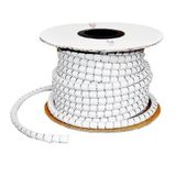 SUMERGROUP Plastik Boru Hortum Kablo Koruma Sistemleri OMURGALI TOPLAMA SPİRALİ + APARAT (25MM 20METRE, GRİ)