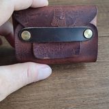 Sumerian Wallet Deri Cüzdan Tarçın Avuçiçi Cüzdan Rfıd Kart Koruma Hediye