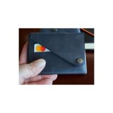 sumerianwallet Cüzdan Minimalist Crazy Deri Siyah Anahtarlık SİYAH