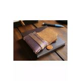 sumerianwallet Deri Cüzdan Taba (RFID KART ENGELLEYİCİ HEDİYE) Taba
