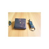 sumerianwallet Kare Kahverengi Minimalist Cüzdan Kahverengi
