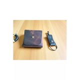 Sumerianwallet Kare Kahverengi Minimalist Cüzdan