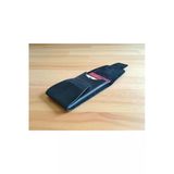 Sumerianwallet Minimalist Dikey Ön Cep Cüzdan Crazy Deri Siyah (Anahtarlık Hediye)