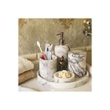 Sümeyra Marble Art Mila-leylak Mermer Banyo Seti 5li