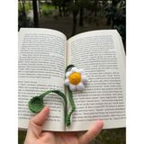 Sumicorn Design Sevimli Amigurumi Örgü Papatya Kitap Ayracı kitap Aksesuarı kitap Severler Için