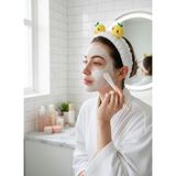 Sumicorn Design Sevimli Peluş Makyaj Spa Saç Bandı Bandana - sarı limon