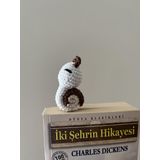 Sumicorn Örgü Salyangoz Kitap Ayracı, Kitap Aksesuarı, Kitap Severler için Hediye