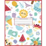 Summer Fun Composition Notebook: Playful Summer Themed Workbook | 7.5” x 9.25” | 108 Pages | College Ruled