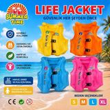 Summer Time Çocuk Şişme Can Yeleği – Güvenli Yüzme Yeleği (L Beden)