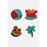 Summer Unisex Renkli 4\'lü Terlik Süsü