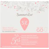 Summer's Eve Dişil Temizleyici Bezler Hassas Ciltler İçin Şeffaf Çiçekli, 16
