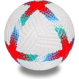 summitsport Profesyonel Futbol Topu 3'lü Set Dikişli Futbol Topu Sert Zemin Halı Saha Futbol Topu - Kırmızı