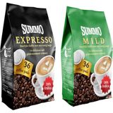 Summo Senseo 1 Adet Mild ve 1 Adet Espresso Avantaj Paketi Pad Kahve Kapsülü 2 x 36 Pod 72'li - 72 Adet