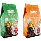 Summo Senseo 1 Adet Moca ve 1 Adet Mild Avantaj Paketi Pad Kahve Kapsülü 2 x 36 Pod 72'li - 72 Adet