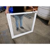 Sumo Bahçe Kapısı Metal Tel 1.2x1.2m - Beyaz