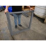 Sumo Bahçe Kapısı Metal Tel 1.2x1.2m - Gri