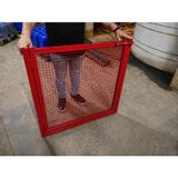 Sumo Bahçe Kapısı Metal Tel 1.2x1.2m - Kırmızı